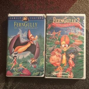 Fern Gully 1 The Last Rainforest /// Fern Gully 2 The Magical Rescue / VHS/RARE